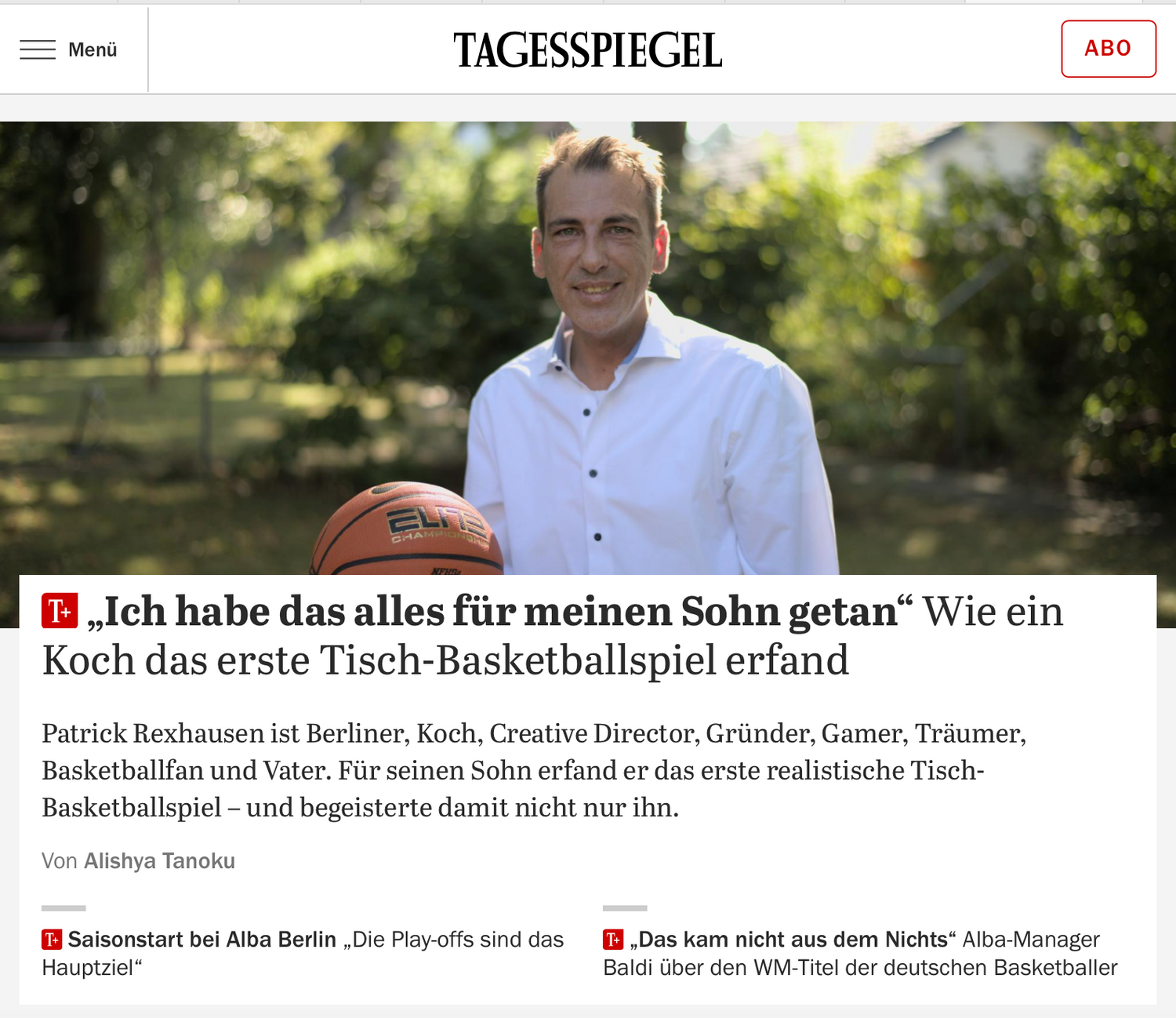 Mehr als Tisch Basketball